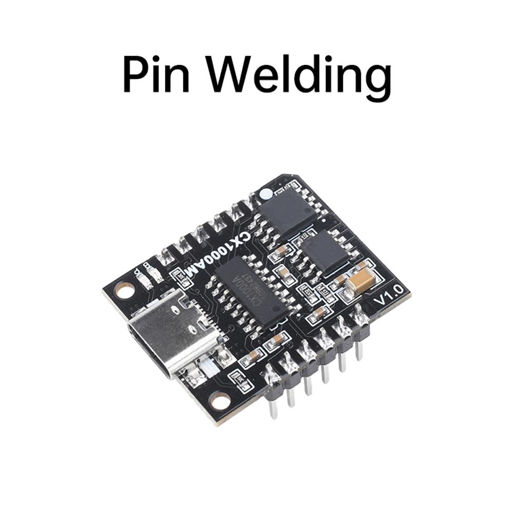 CX1000AM/CX1000BM Serial Port DC 3.3~5.2V MP3 Voice Chip Module 3-5W Speaker Voice Broadcast Custom Audio Module Support TF Card