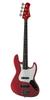 PhotoGenic Jazz Bass Electric Bass Metallic Red JB-240/MRD