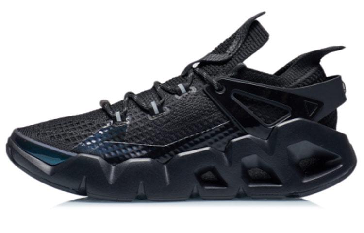 Li Ning Essence 2.3 Delta Амортизация Дышащие Низкие Винтажные Баскетбольные Кроссовки Женские Черные AGBR046-3