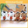 Small Plush Bear Keychain Pendant With Short Bags Ornament Casual Gifts Doll