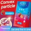Ultra-thin Condom Lubrication Natural Latex Condom 52mm Strawberry Flavor Safe Sex Sex Product for Male