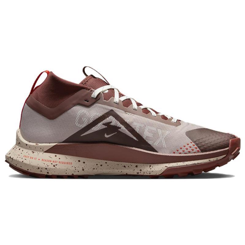 Nike Кроссовки React Pegasus Trail 4 Gore Tex Diffused Taupe Dark Pony Sail Picante Red DJ7926-200