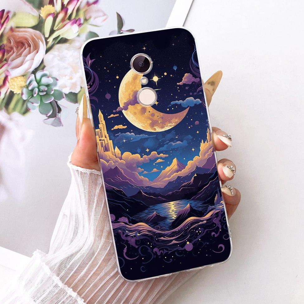 For Redmi 5 Case Cover Transparent Cute Cat Fashion Butterfly Funny Painted Casing MDG1 MDI1