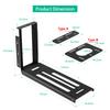 Vertical GPU Mount Bracket 2Slots Graphics Card Holder with Hardware eGPU Dock External GPU Docking Station Black with Screw Kit