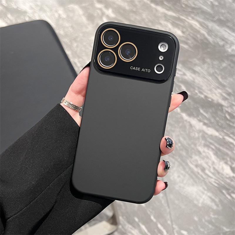 Мягкий силиконовый чехол однотонный для iPhone 16 Pro Max, 15, 14, 13, с защитой стеклянной линзы