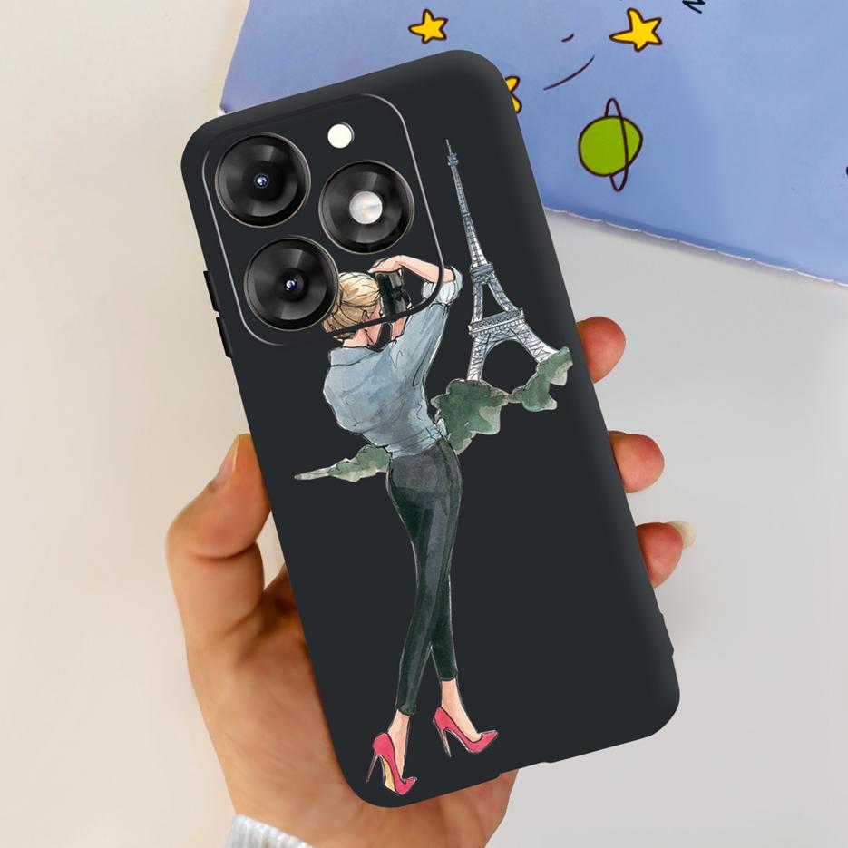Чехол для ITEL A70 A665L Стильный Чехол с Рисунком Мультяшный Мягкий Силиконовый Чехол для Телефона Для Itel A70 A 70 ItelA70 Задняя Крышка 6.6'' Fundas