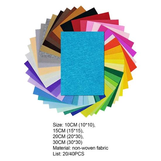 1 Set Ultra-soft Breathable Cloth DIY Fabric Non Woven Creative Cuttable Handicraft Cloth