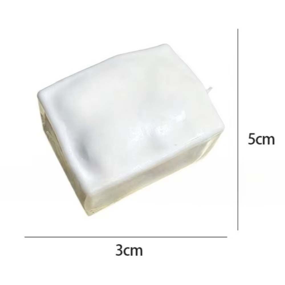 Sensory Fidget Crunchy Squishy Self-Made Blocks Filled Squishy Tofu-Shaped Squishy Student