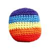 1/3/6/12Pcs Geometric Pattern Foot Bag Crochet Balls Multicolored Magic Juggling Balls  Children