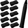 Fogman Grip Tape for Tennis Baseball Tennis, Badminton, Racquets, Golf, - 10-Pack (Black)