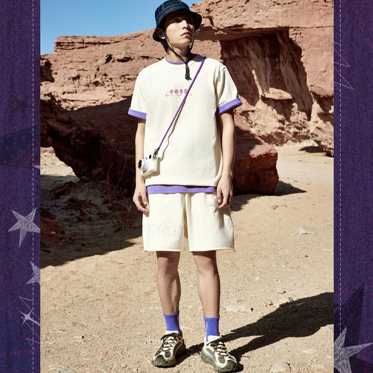 Футболка Li Ning Reignite Series с круглым вырезом, свободная, удобная, повседневная, спортивная, с коротким рукавом, унисекс, футболки цвета «белый» AHSU259-2