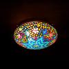 Star Design Mosaic Coloured Glass Ceiling Light