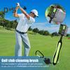Golf Club Brush Golf Club Cleaner Tool with Magnetic Retractable Carabiner Lightweight Golf Accessories for Men Outdoor Sports