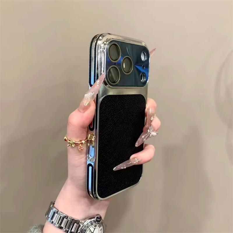 Чехол Aurora Lens с узором «Личи» для iPhone 17 Pro Max - Трансформируется в большое окно, Защитная крышка Apple 16