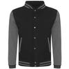 Awdis Mens Heather Varsity Jacket