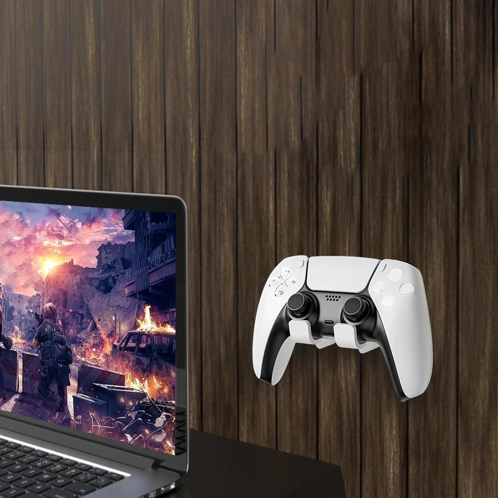 Настенный держатель-стойка Совместимый с PS5 PS4 Switch Xbox Игровой контроллер Подвесной крючок Стойка Держатель Кронштейн Органайзер Вешалка