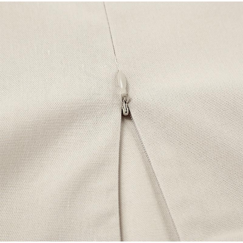 Элегантное хлопковое платье-комбинация с подкладкой, женское однотонное платье без рукавов, длинное женское платье 2025 года, весна-лето, модное женское пляжное платье