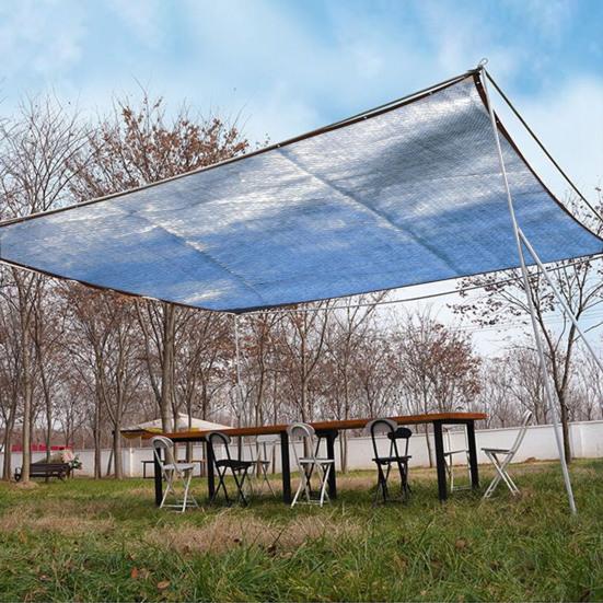 Солнцезащитный козырек из алюминиевой фольги, защитная ткань от ультрафиолетового излучения, устойчивый к разрывам навес, устойчивый к погодным условиям, экран для уединения на открытом воздухе для патио, сада, заднего двора, бассейна, солнцезащитный козырек