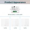 Tuya Smart Life APP RF 433MHz WiFi Умный выключатель 1/2/3 клавиши Настенная панель Выключатель света Беспроводное дистанционное управление для Alexa Google Home