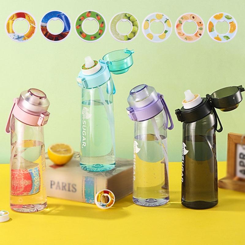 Инновационный стакан для напитков Fun Cup со вкусом фруктов, спортивный стакан с соломинкой, удобный дорожный стакан, 650 мл, фиолетовый/синий/черный/розовый