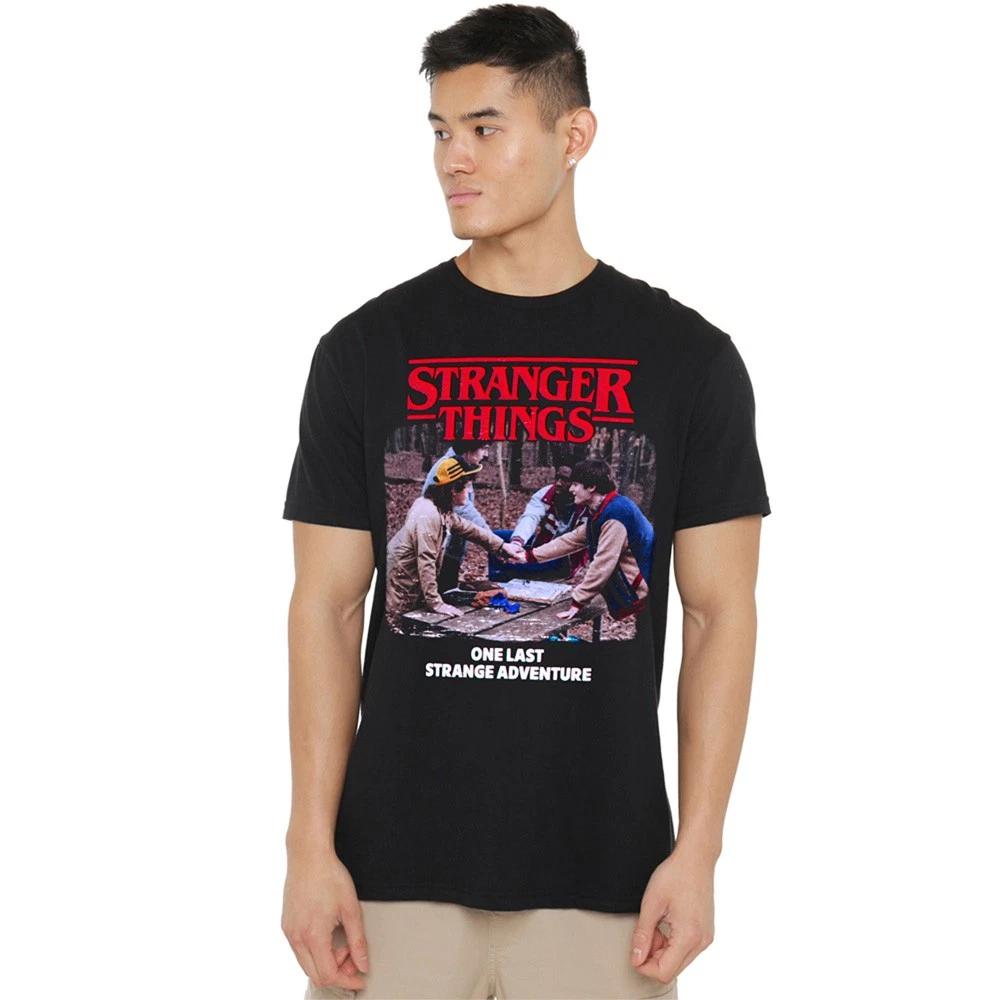 Stranger Things Одна последняя странная история Унисекс Футболка S-5XL, Черный