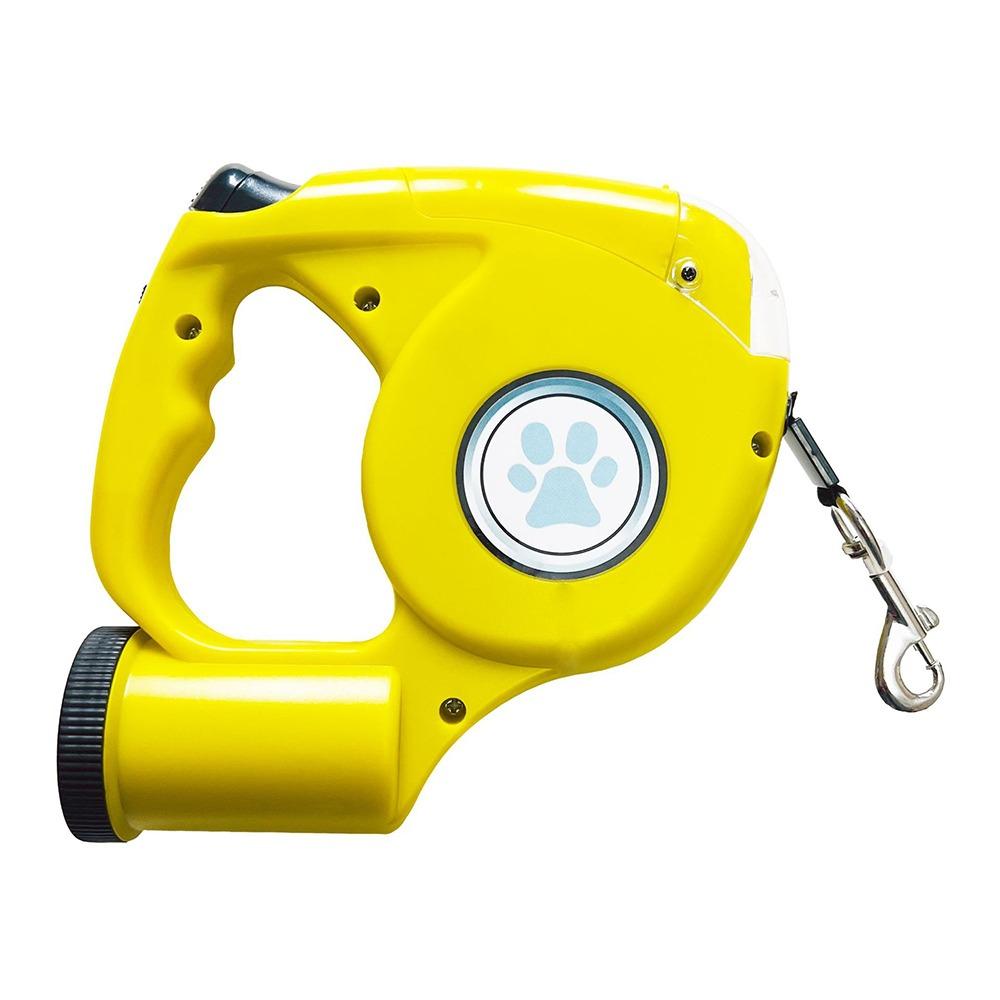 Plastic LED Dog Leash With Garbage Bag Puppy Traction Belt Pet Traction Rope Small Dogs