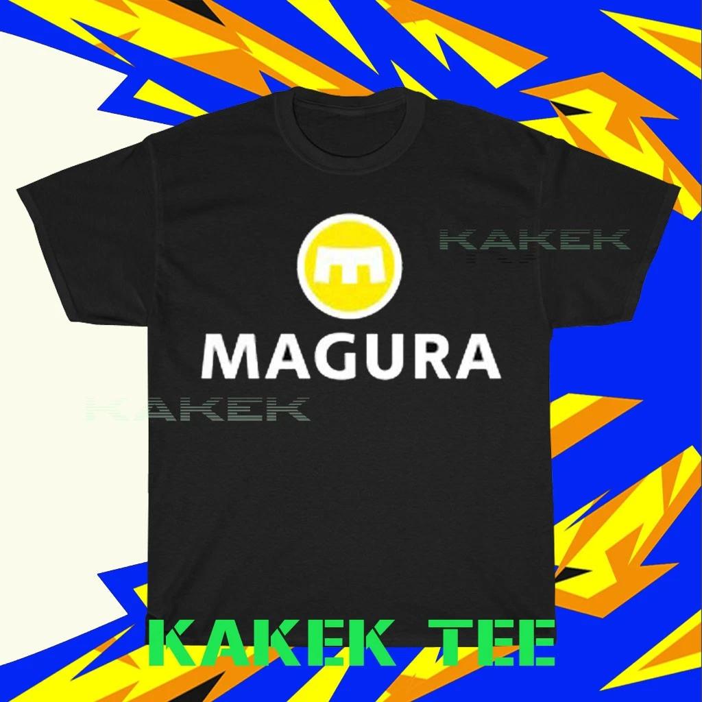 Magura Brake Logo Men's Black T-Shirt Logo American T-Shirt Funny Size S to 5XL