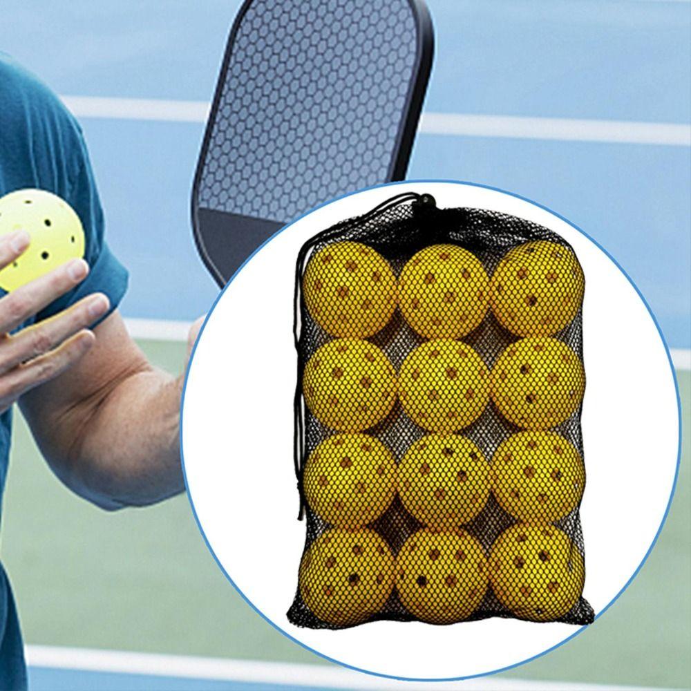 Good Performance 40 Holes Pickleball High Visibility Pickleball Training Ball Outdoor Courts