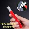 Portable Knife Sharpener,Carbide Sharpener,Handheld Portable Grinding Stone Fast Outdoor Scissors Grinding Tool Multi Functional Outdoor Knife