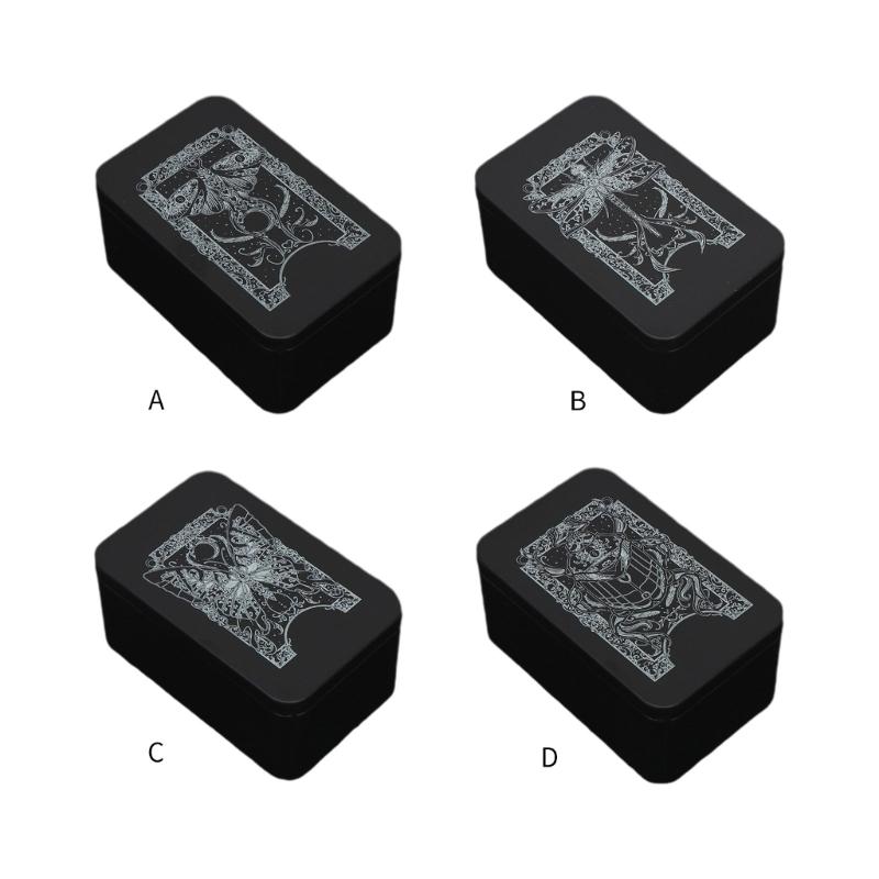 Прямоугольная коробка для Таро Контейнер для игральных карт Чехол для хранения украшений Упаковочная коробка