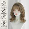 PARK YUN Short curly Hair Women Wig With Brown Wig Cospaly Daily Party Synthetic Wigs Heat Resistant Fiber Natural Fake Hair