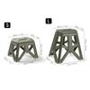 Folding Step Stool for Kids and Adults Non-slip Stool Chair for Camping Fishing Home Kitchen