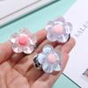 Self-Adhesive Toilet Tank Button Flower Shape Water Press Flush Button  Bathroom Decor Accessories