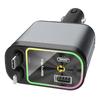 Автомобильное зарядное устройство C3 4 в 1 USB A + USB C с выдвижным кабелем Type C + iP, адаптер-прикуриватель «Звездное небо»