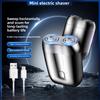 Mini Electric Razor Travel Portable Men's Beard Knife Long-lasting Battery Life Wet and Dry Use Without Clip Razor