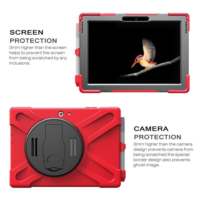 Tablet Case Surface Pro 4/5/6/7 Pen Slot Stand Strap Shockproof