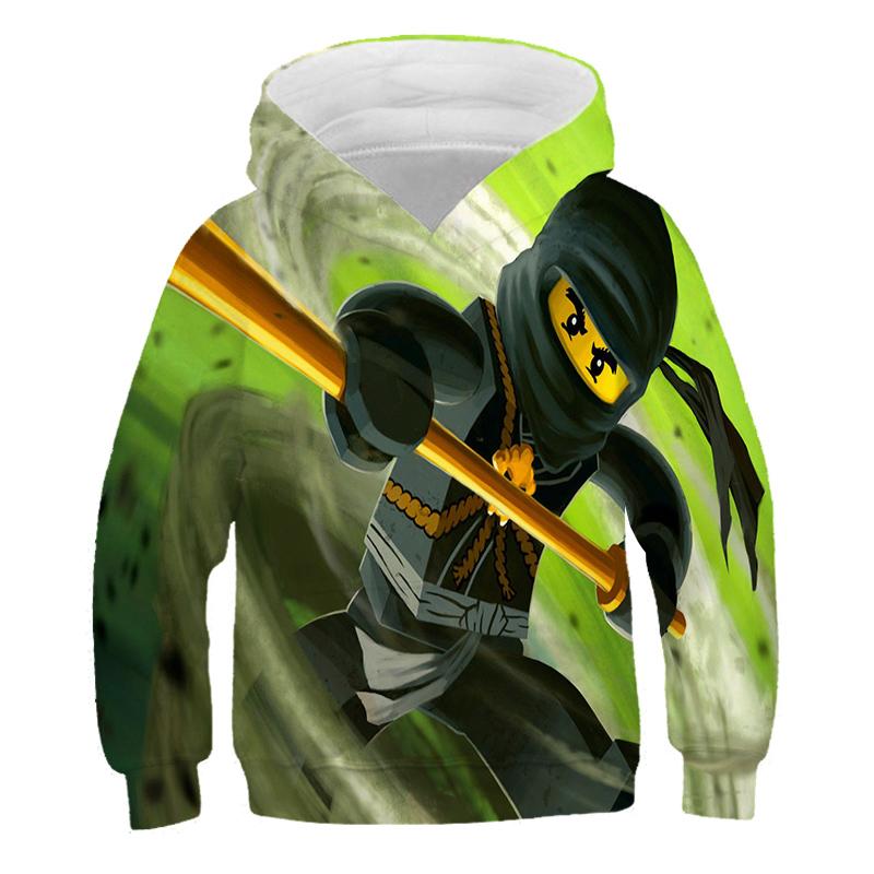 2025 Kids Ninjago Hoodies 3D Casual Print Pullover Kids Teen Boys Girls Kids Toddler Sweatshirts Toddler Tops 4-14 Years Old