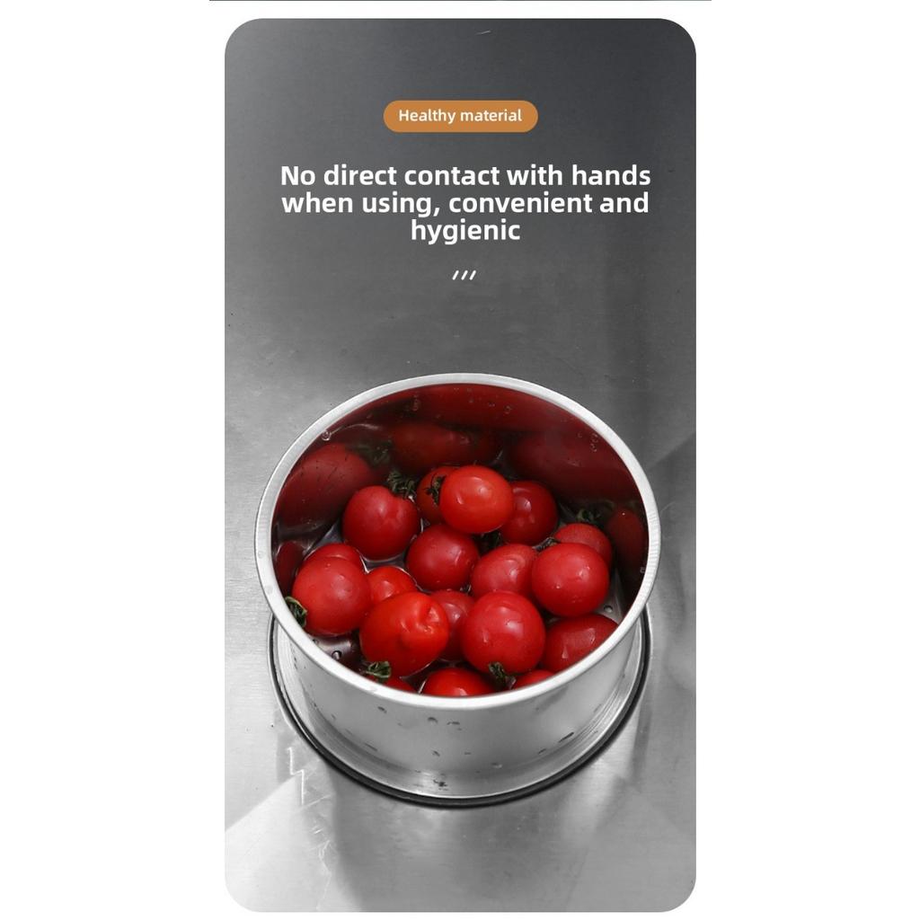 Stainless Steel Swan Drain Basket, Household Kitchen Hanging Drain Rack, Dry Wet Separation Storage Rack, Sink Filter Rack