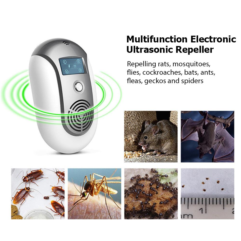Plug-in Ultrasonic Pest Repellent Portable Electric Mosquito Rat Repeller with Constant or Variable