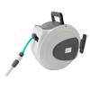 Retractable Garden Hose Reel 65.6ft 1/2inch Hose Any Length Lock Auto Rewind Swivel Bracket Wall