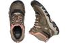 Keen Ridge Flex MID WP High top Outdoor Shoes, Hiking Mountaineering Shoes Women's Brown 1024921