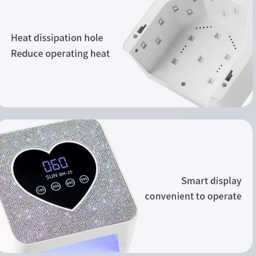 Auto Sensor Nail Dryer Lamp Fast Curing Nail Curing Lamp USB Plug-in Nail Dryer Machine Home Use