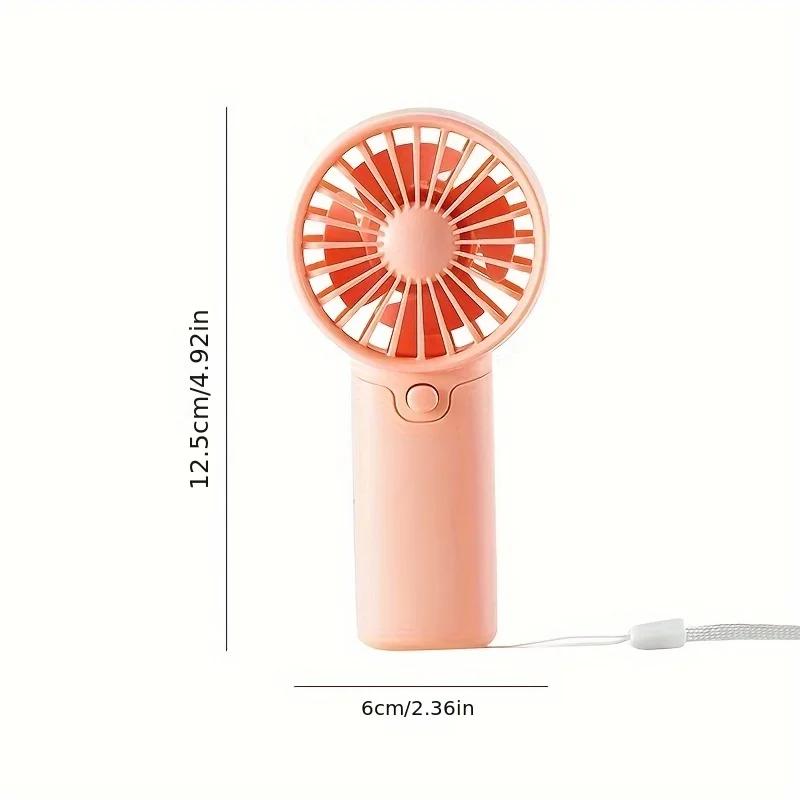 New Portable Mini Handheld Fan Small Electric Fan AA Battery Operated Cooling Fans for Home Office Outdoor Travel Camping Sports