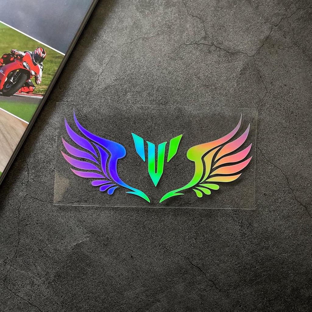 Yamaha MT Series Motorcycle Helmet & Headlight Reflective Decals (Waterproof).