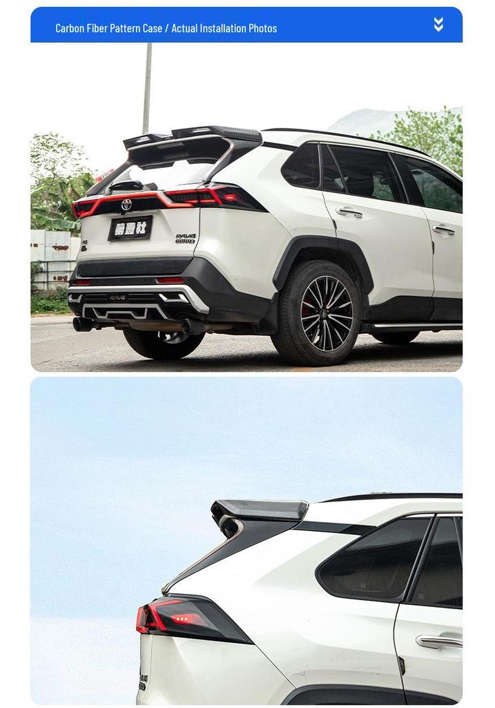 Задний спойлер для Toyota RAV4/Wildlander 20-25 5-го поколения от Dedicated MC