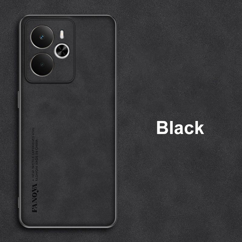 Для Realme 14 5G Чехол Роскошный Чехол для Телефона из ПУ Кожи Для Realme14 5G Задняя Крышка Матовый Силиконовый Ударопрочный Полная Защита Чехол