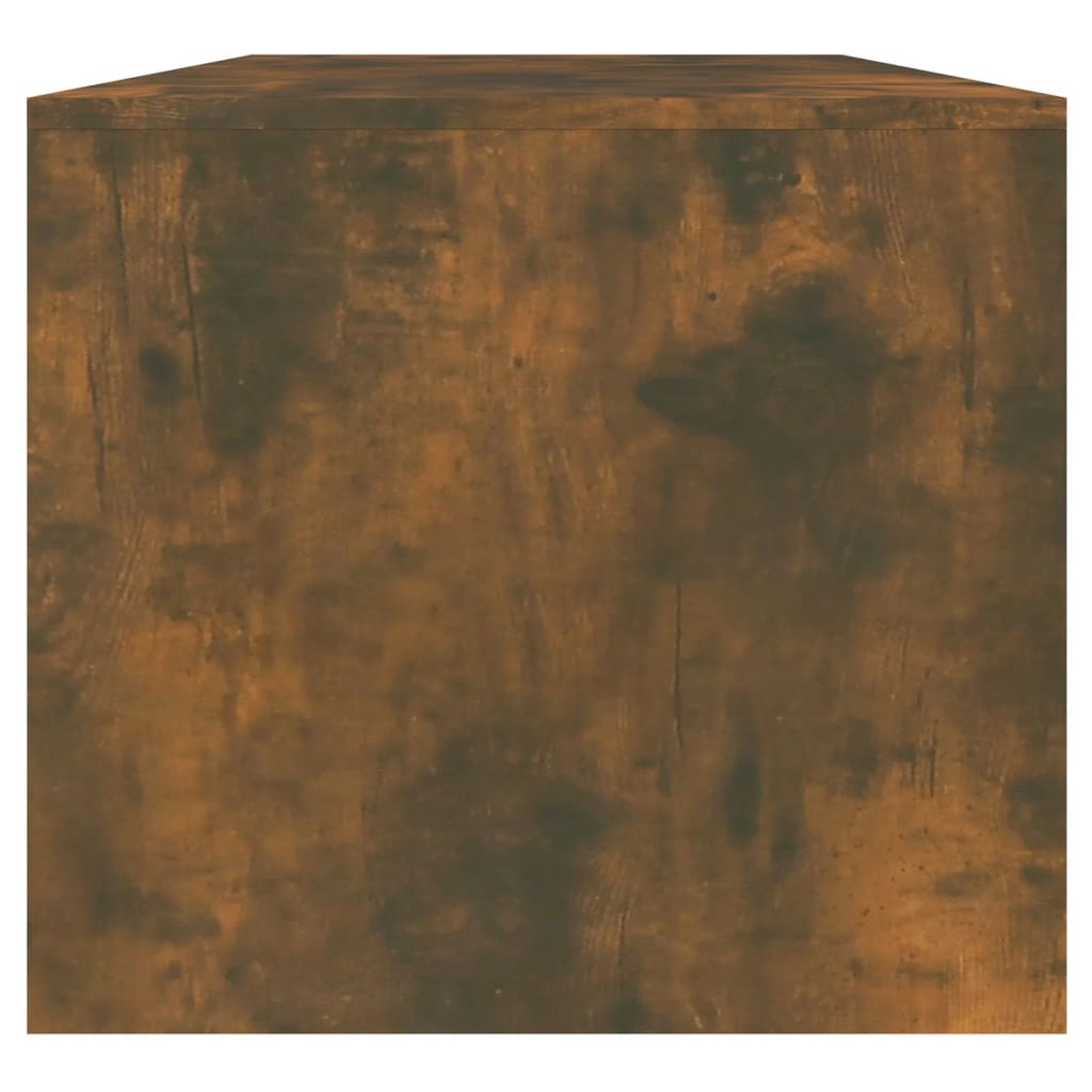 Coffee Table Smoked Oak 102x50x45 cm Particleboard