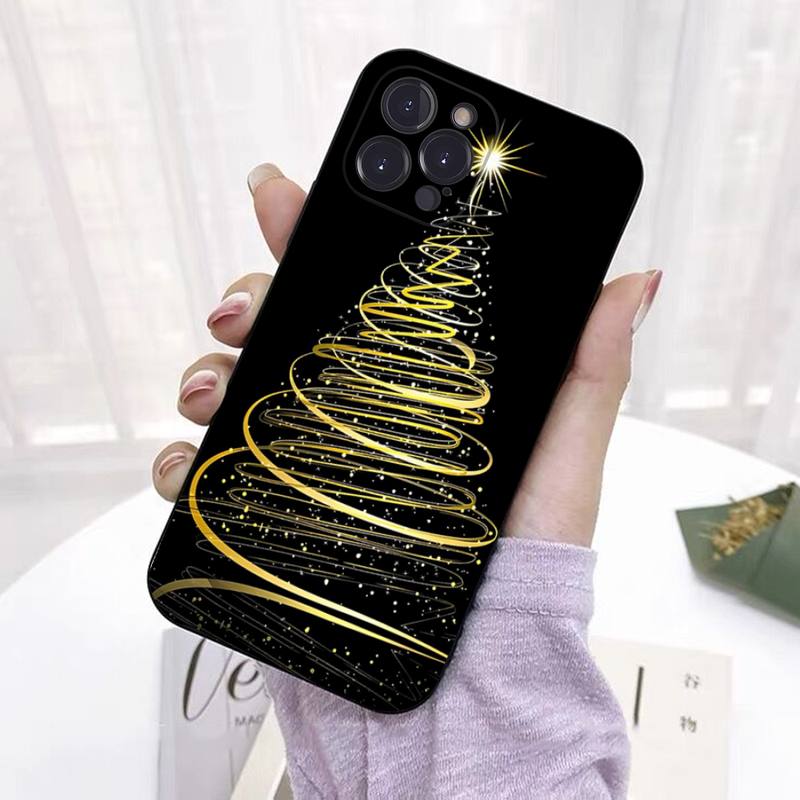 Чехол для телефона Merry Christmas Tree Deer для iPhone 8 7 6 6S Plus X SE 2020 XR XS 14 11 12 13 Mini Pro Max