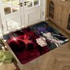 Tougen Anki Dark Demon of Paradise Thickened Absorbent Non-Slip Floor Mat Bedroom Living Room Door Mat Flannel Rug