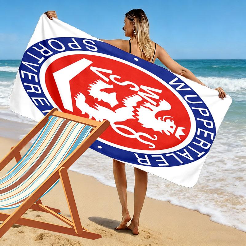 Wuppertaler SV Print Beach Towel, Large Soft Quick Dry Towel for Beach Camping Swimming